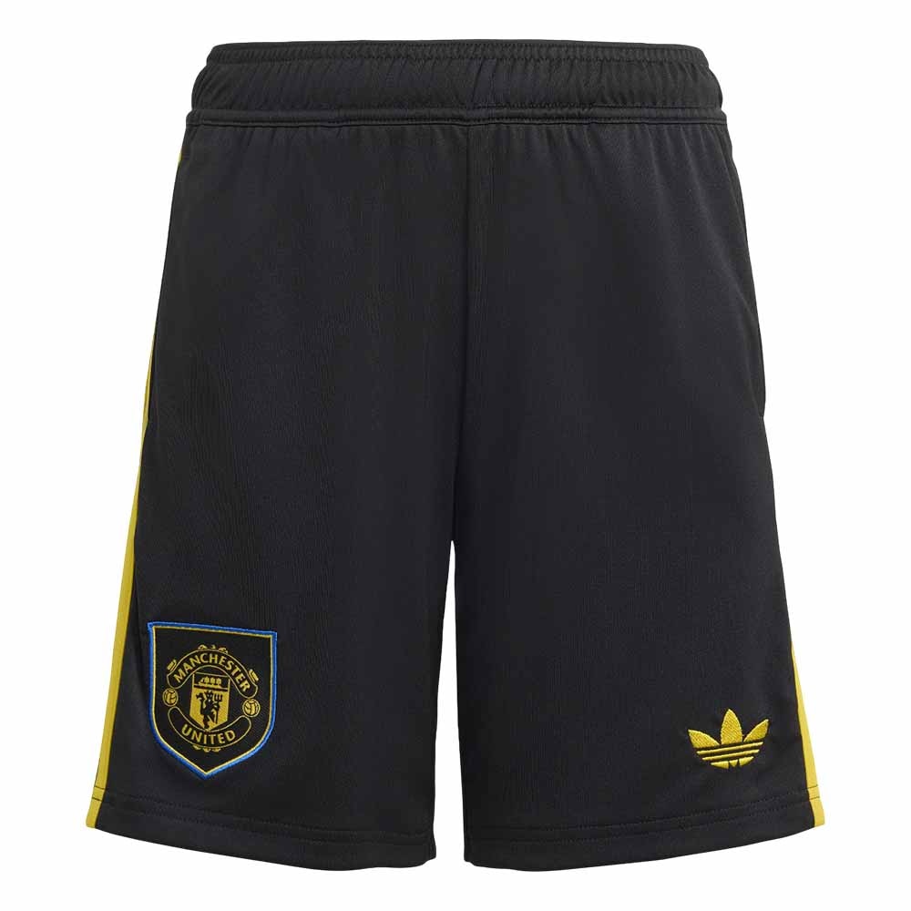 Adidas Manchester United Fotballshorts 25/26 Barn Tredje