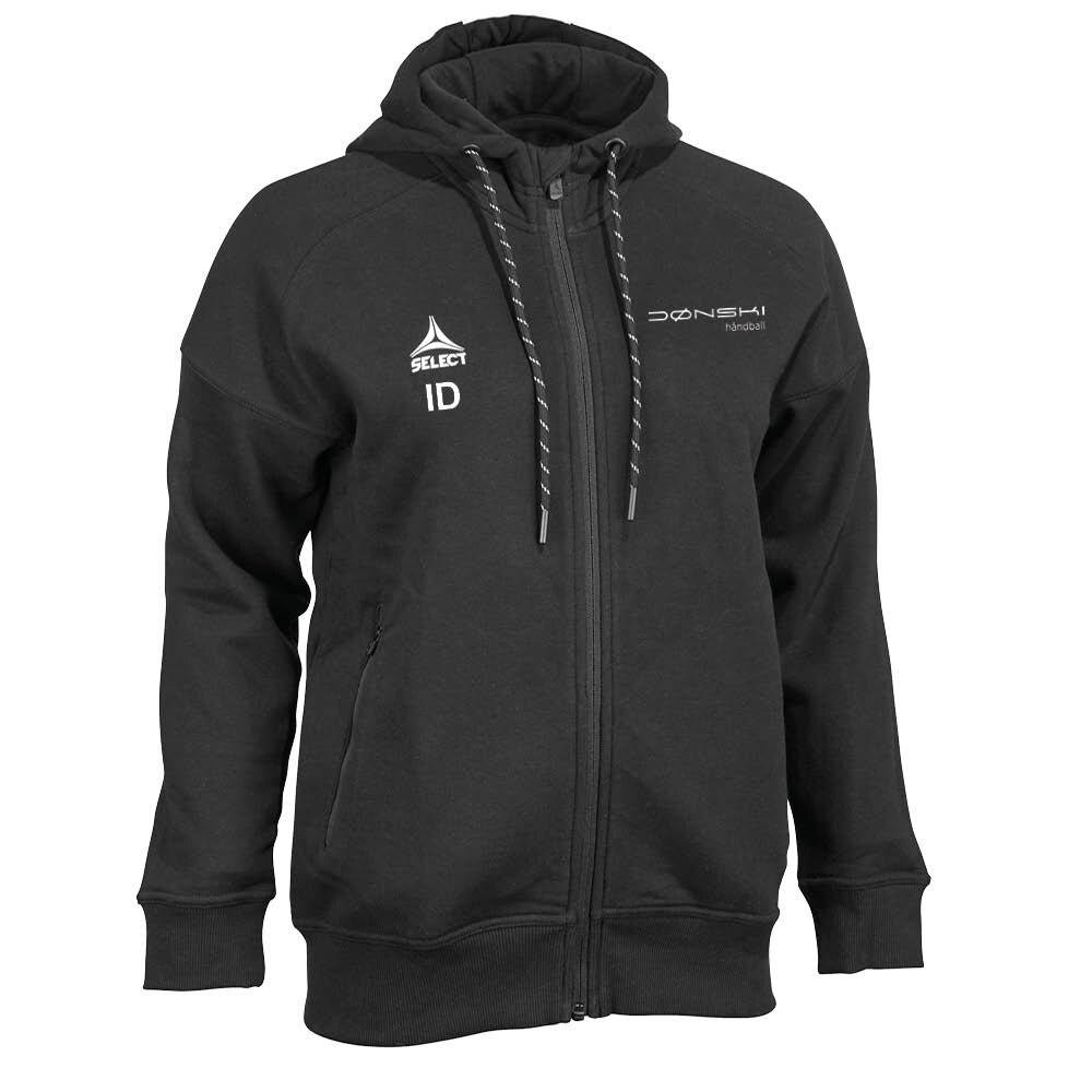 Select Dønski VGS Håndball Full-Zip Hettegenser Dame Sort