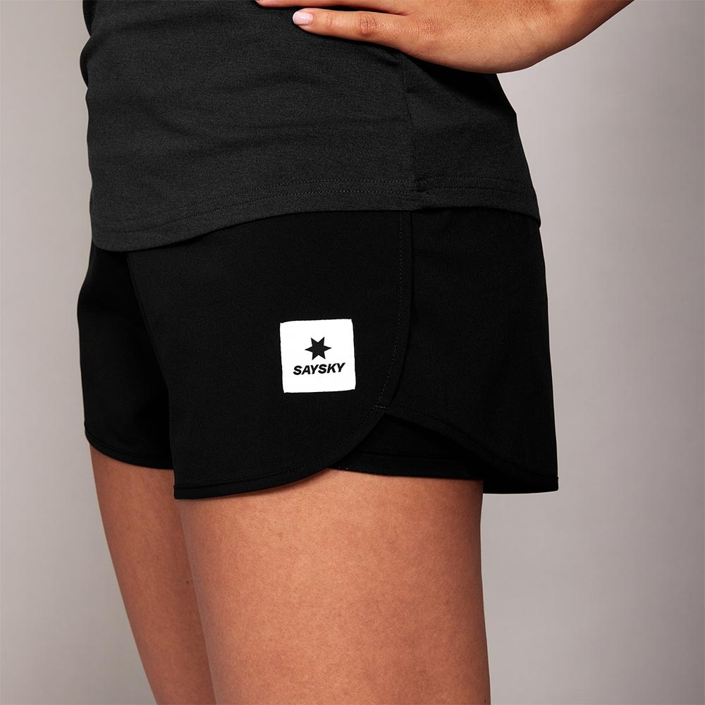 Saysky Pace Løpeshorts 3" Dame Sort