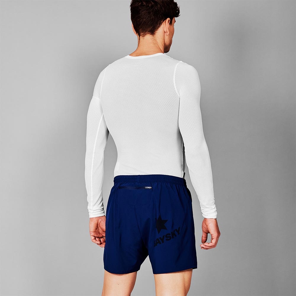 Saysky Mesh Base Layer Langermet Trøye Hvit