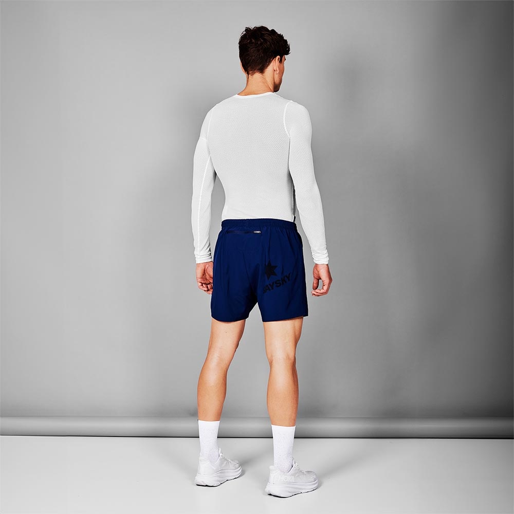 Saysky Mesh Base Layer Langermet Trøye Hvit