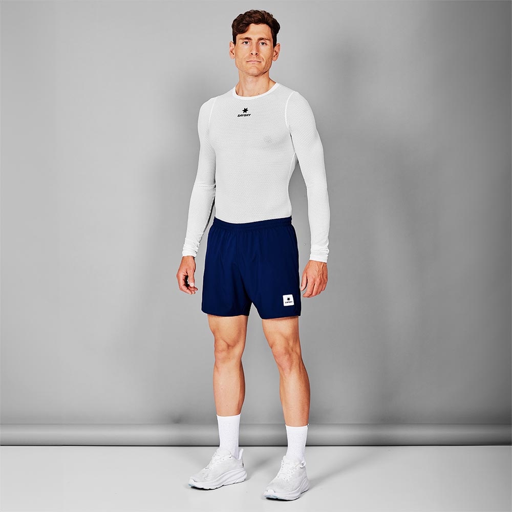 Saysky Mesh Base Layer Langermet Trøye Hvit