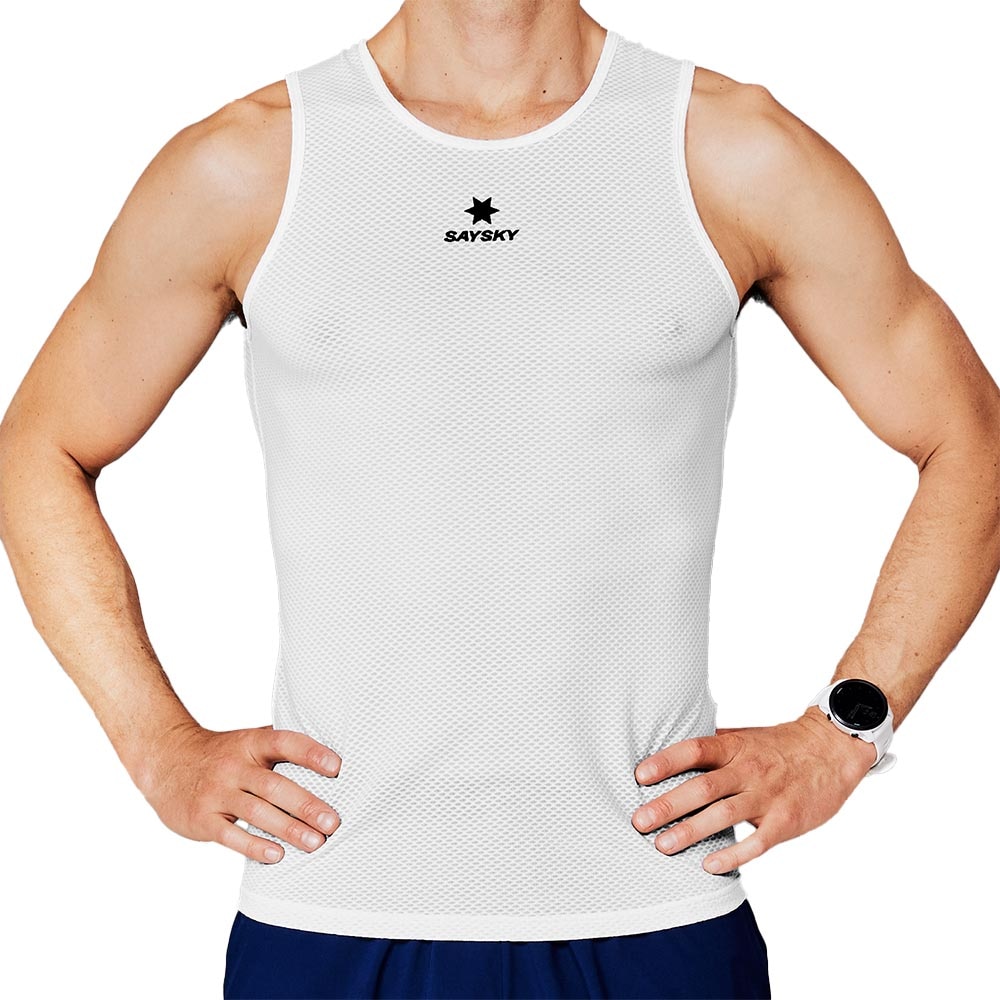 Saysky Mesh Base Layer Singlet Hvit