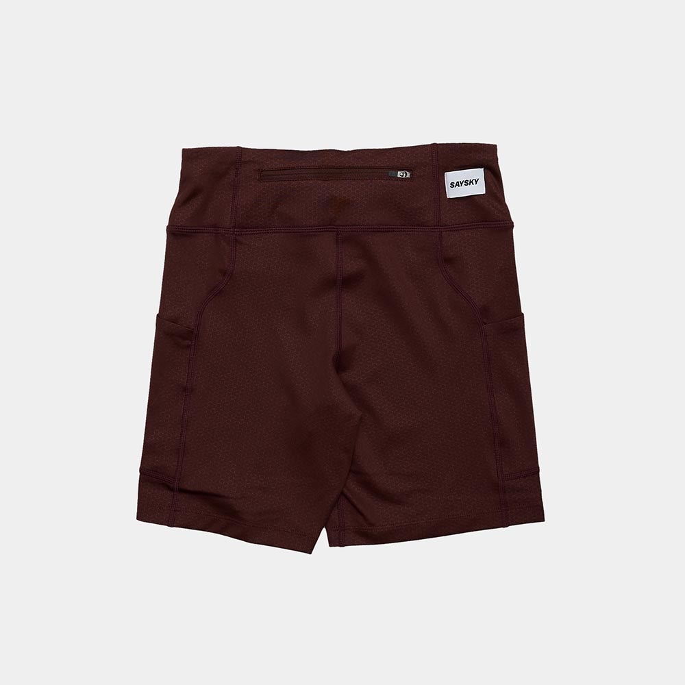 Saysky Combat+ Short Tights 7" Dame Burgunder