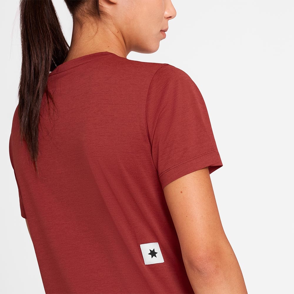Saysky Logo Combat Pro Kortermet Trøye Dame Rød