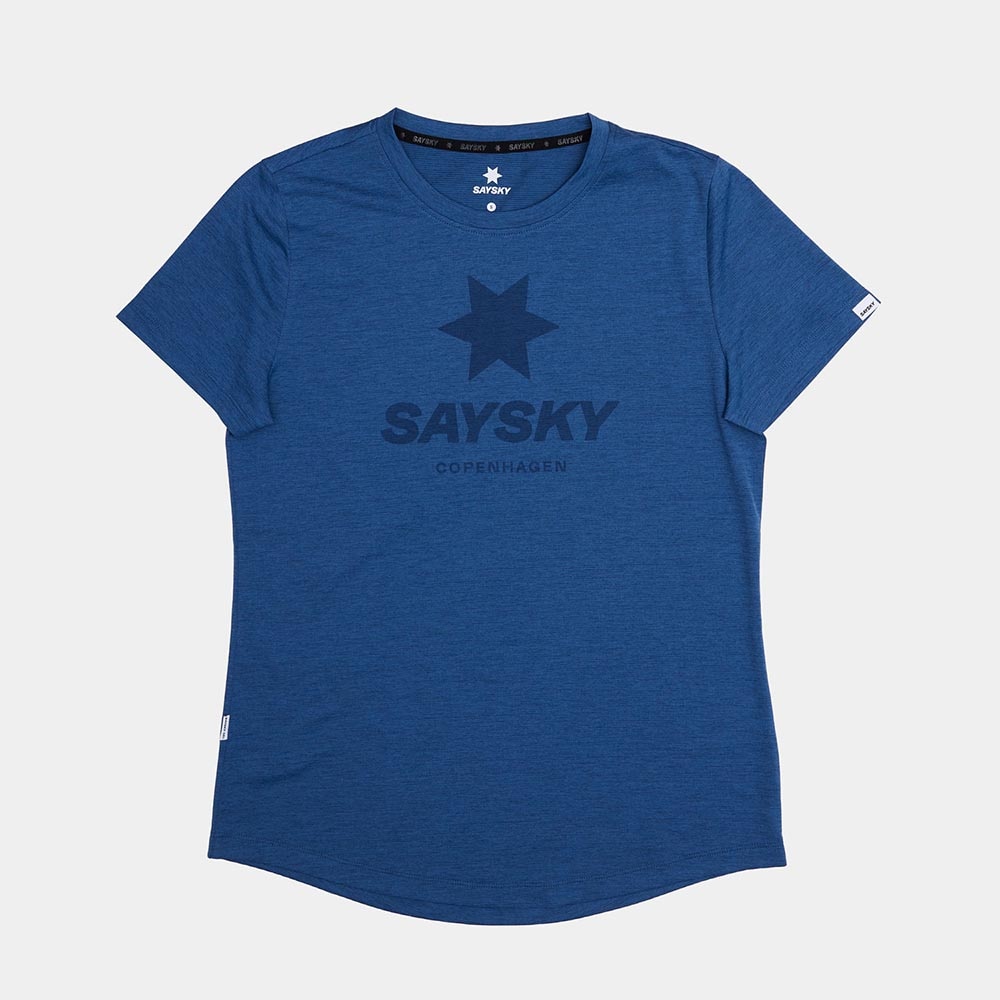 Saysky Logo Combat Pro Kortermet Trøye Dame Blå