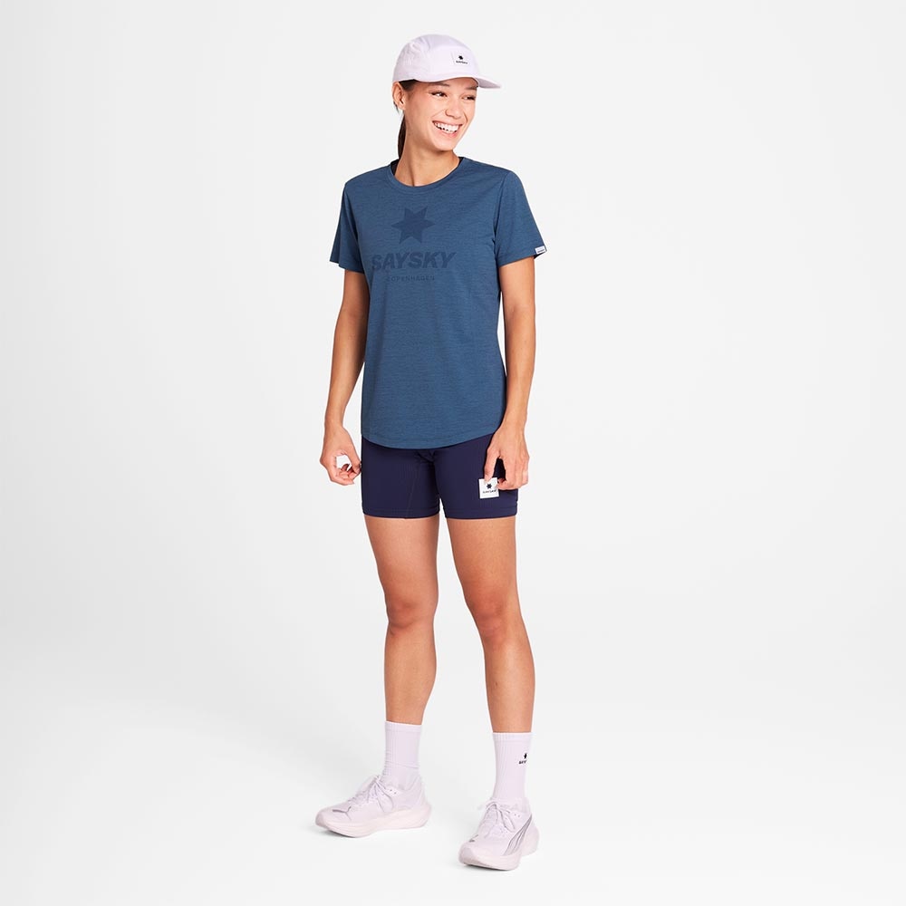 Saysky Logo Combat Pro Kortermet Trøye Dame Blå