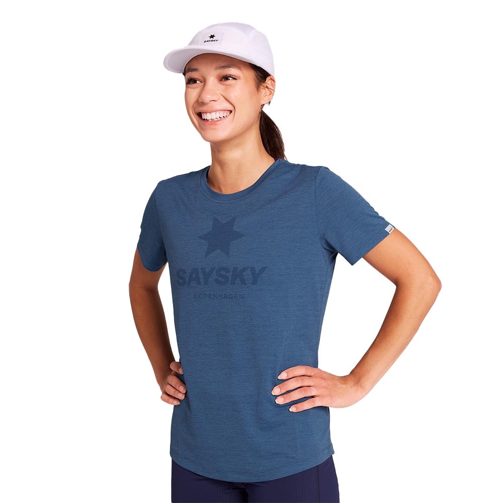 Saysky Logo Combat Pro Kortermet Trøye Dame Blå