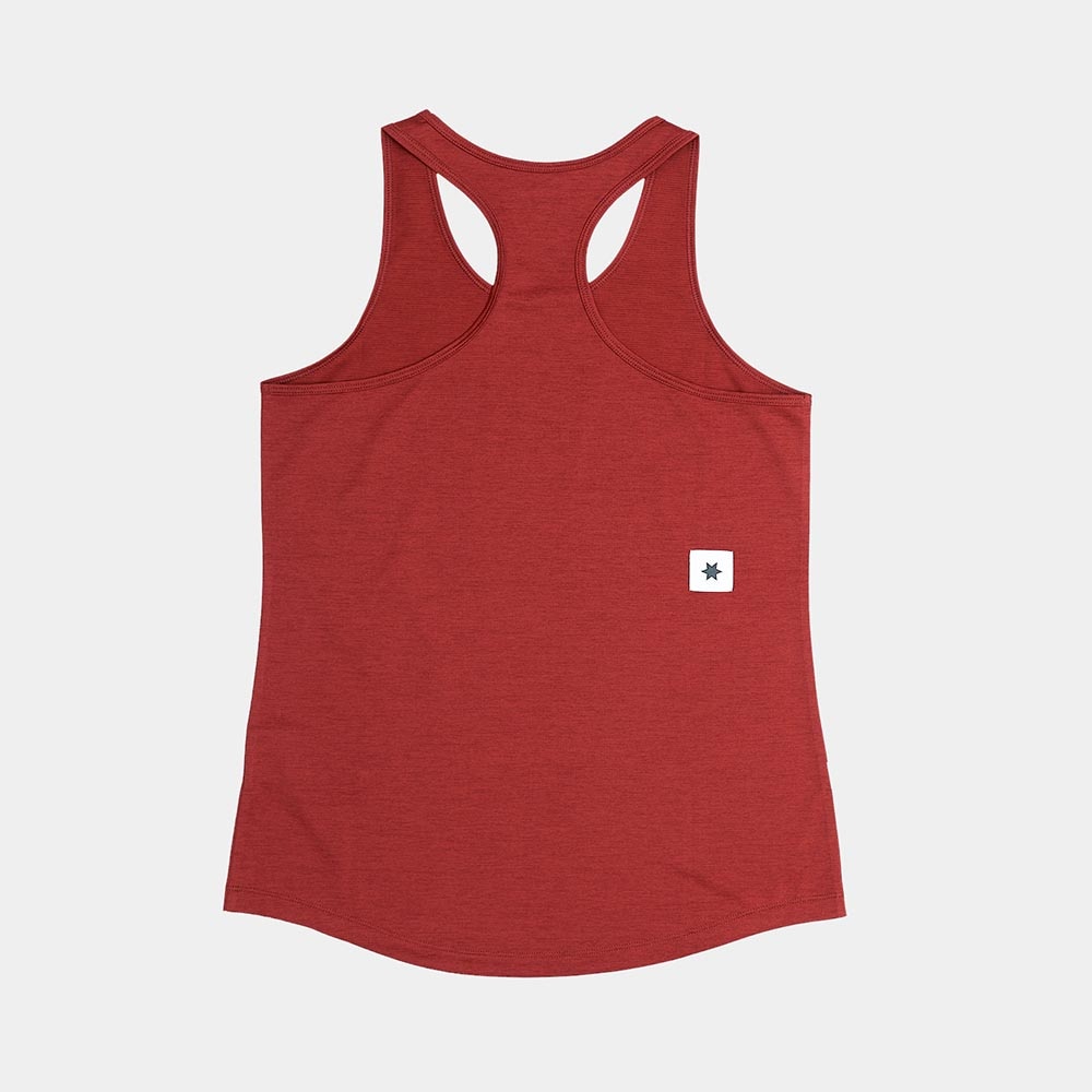 Saysky Logo Combat Pro Singlet Dame Rød