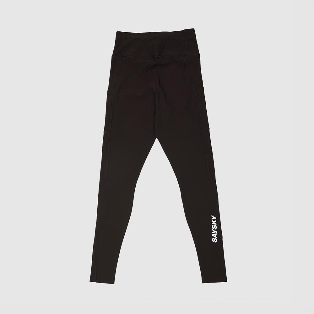 Saysky Combat+ Rib Long Løpetights Dame Brun