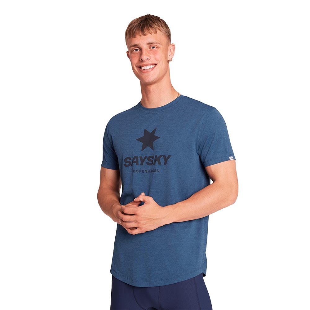 Saysky Logo Combat Pro Kortermet Trøye Herre Blå