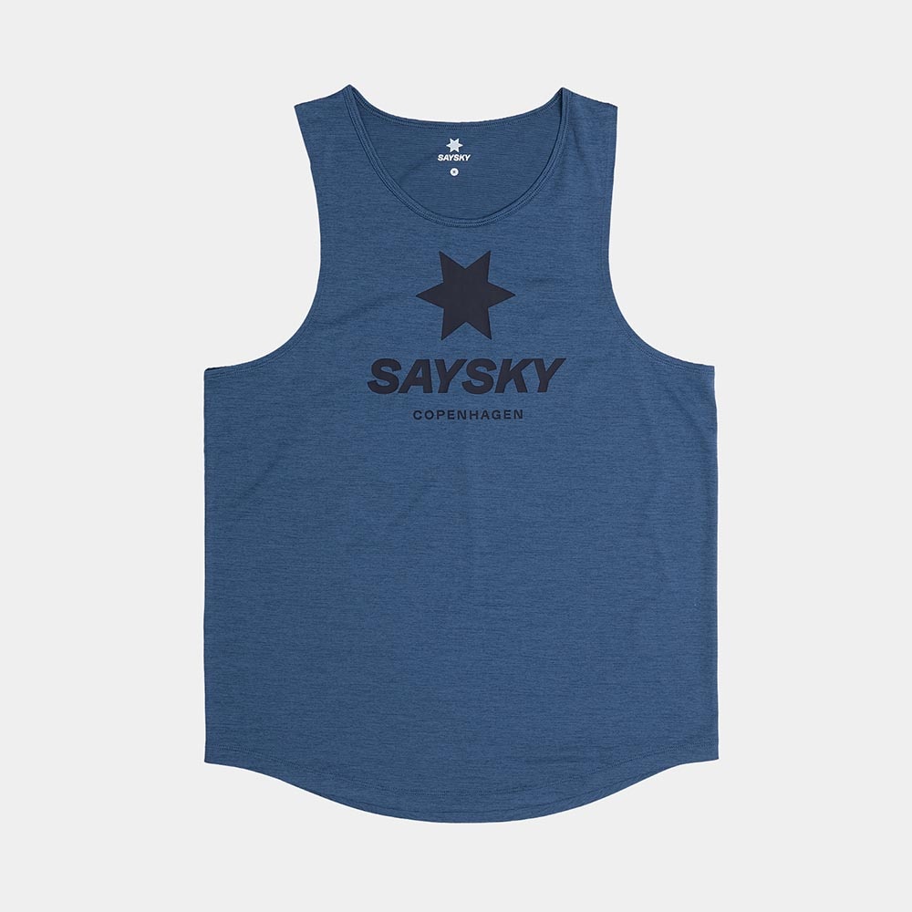 Saysky Logo Combat Pro Singlet Herre Blå