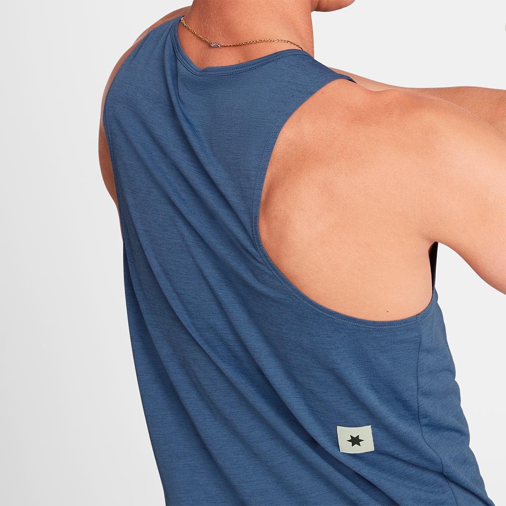 Saysky Logo Combat Pro Singlet Herre Blå