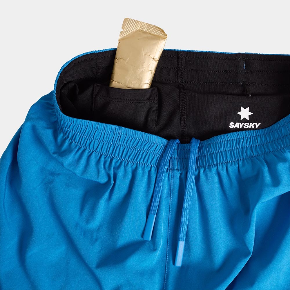 Saysky Pace 2in1 5" Løpeshorts Herre Blå/Sort