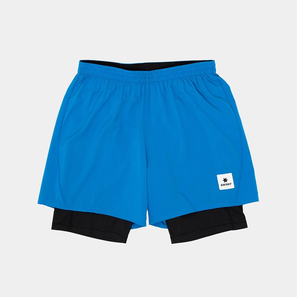Saysky Pace 2in1 5" Løpeshorts Herre Blå/Sort