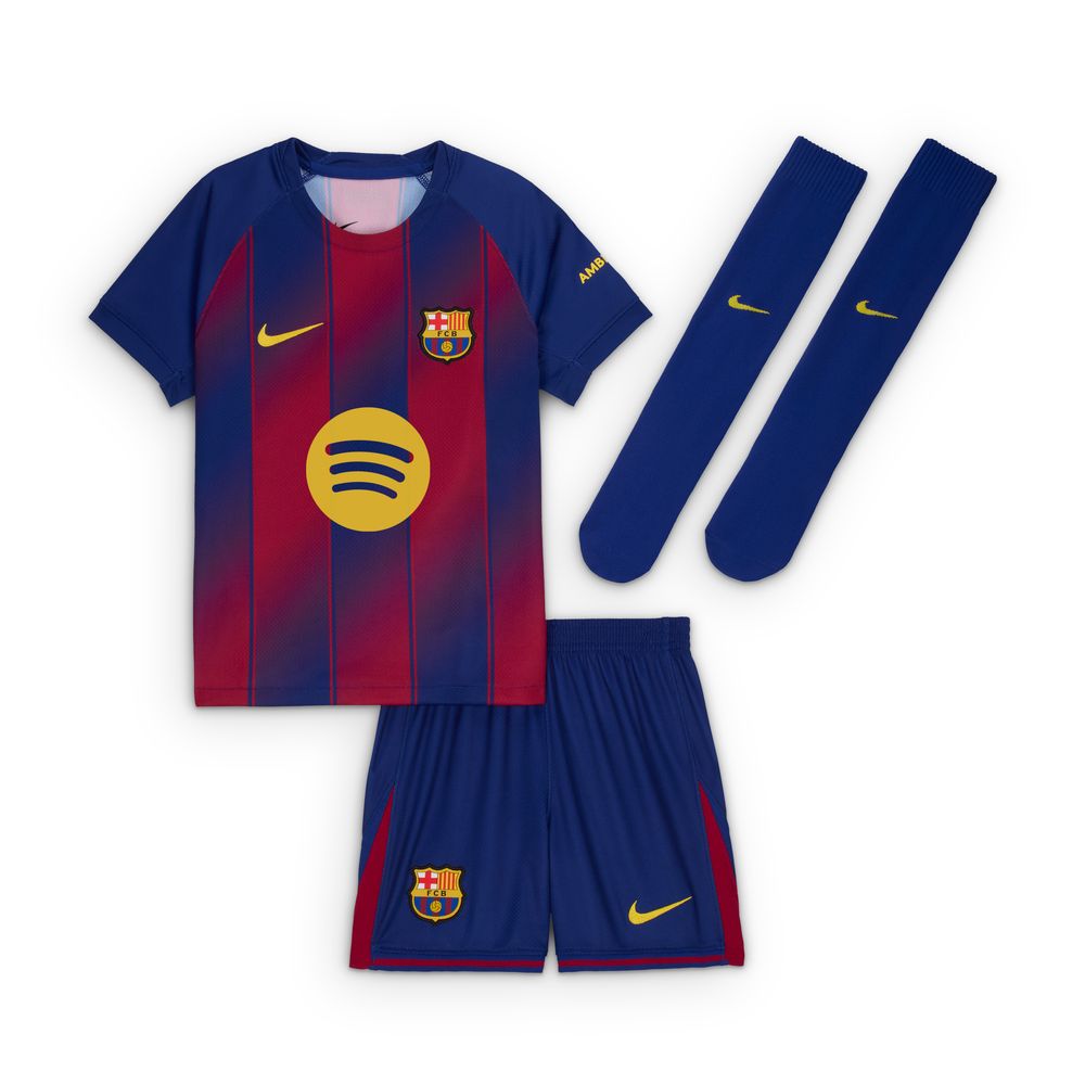 Nike FC Barcelona Draktsett 25/26 Barn Hjemme 