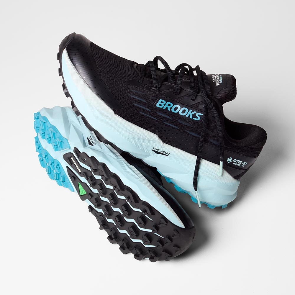 Brooks Cascadia 19 GTX Joggesko Dame Sort/Blå