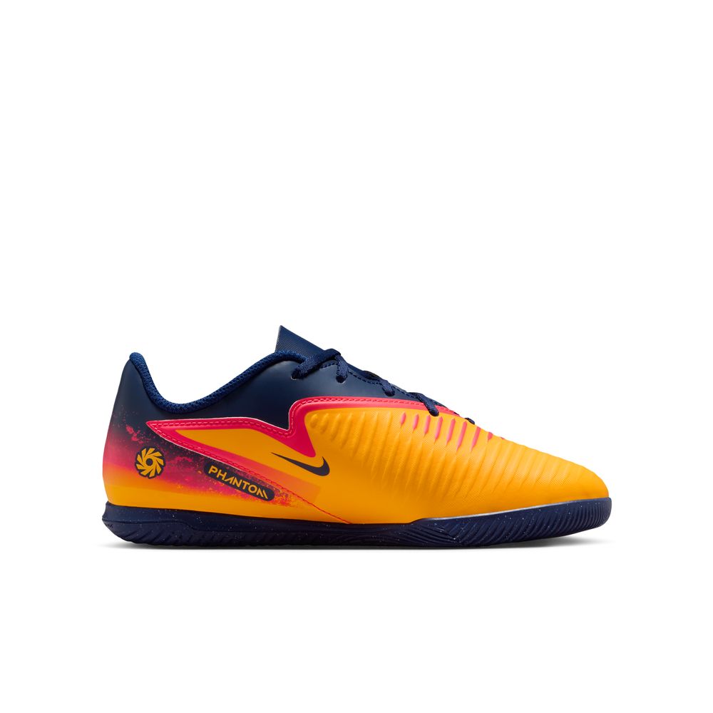 Nike Phantom 6 Low Club IC Futsal Innendørs Fotballsko Barn Haaland