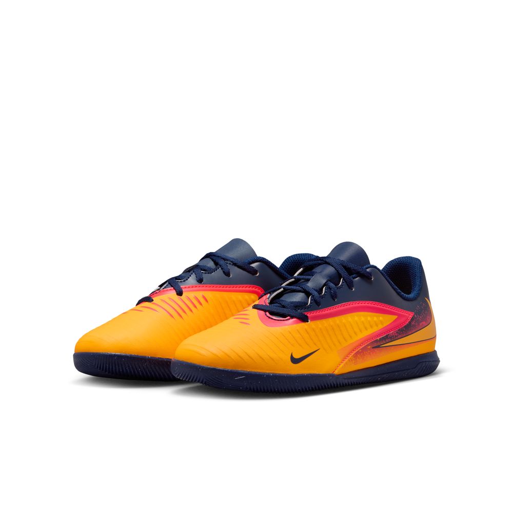 Nike Phantom 6 Low Club IC Futsal Innendørs Fotballsko Barn Haaland
