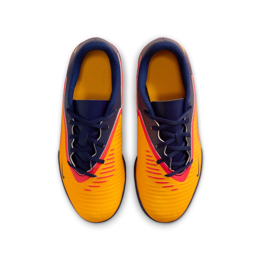 Nike Phantom 6 Low Club IC Futsal Innendørs Fotballsko Barn Haaland