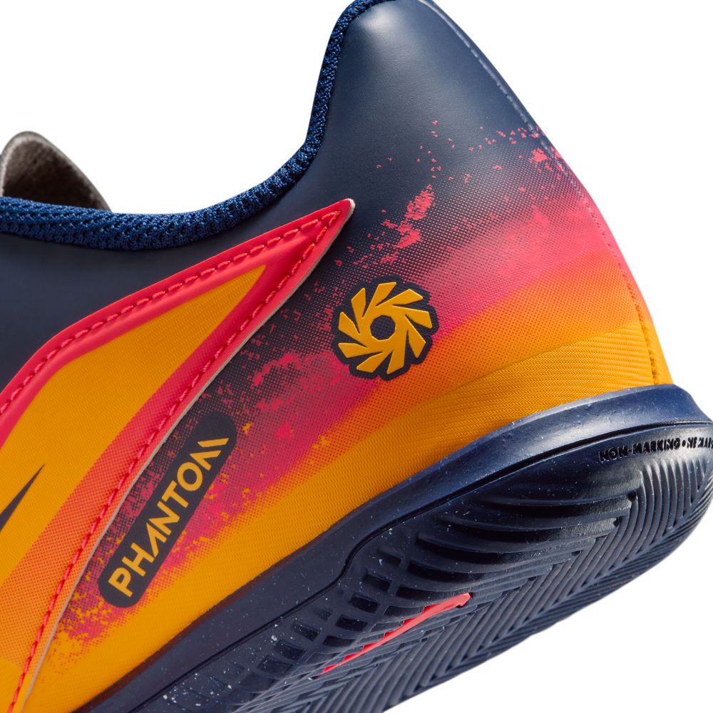 Nike Phantom 6 Low Club IC Futsal Innendørs Fotballsko Barn Haaland