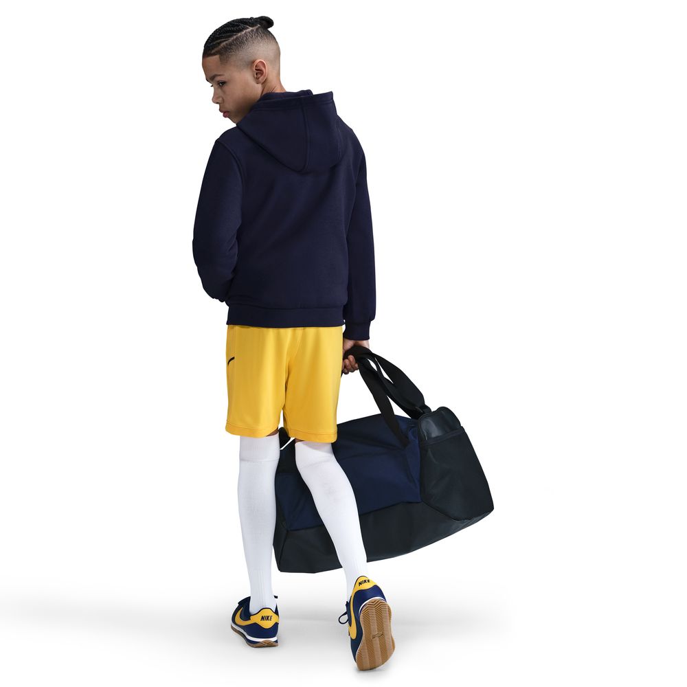 Nike Haaland Club Fleece Hettegenser Barn Blå/Rød