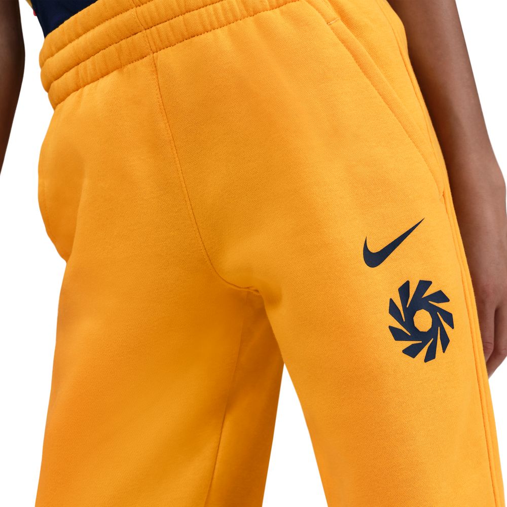 Nike Haaland Club Fleece Fritidsbukse Barn Oransje/Blå