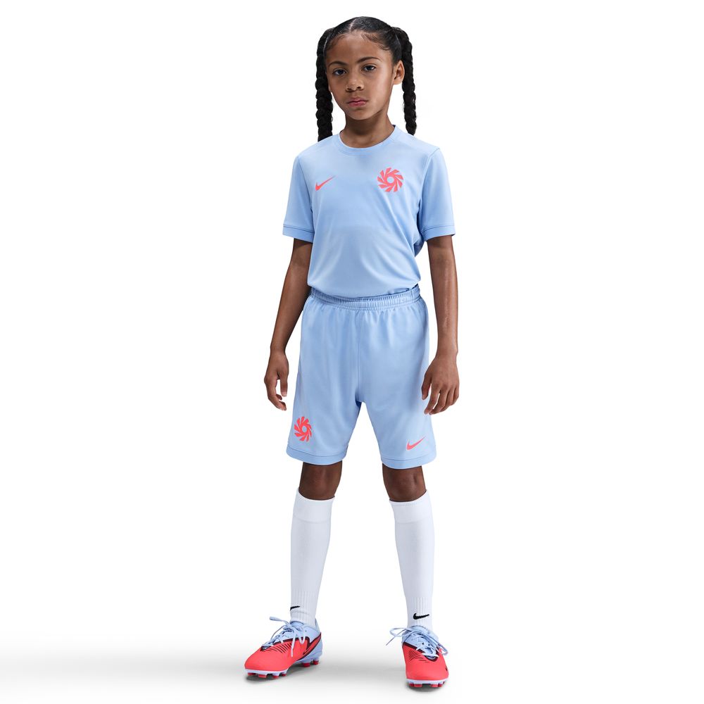 Nike Haaland Academy 25 Shorts Barn Lilla/Rød