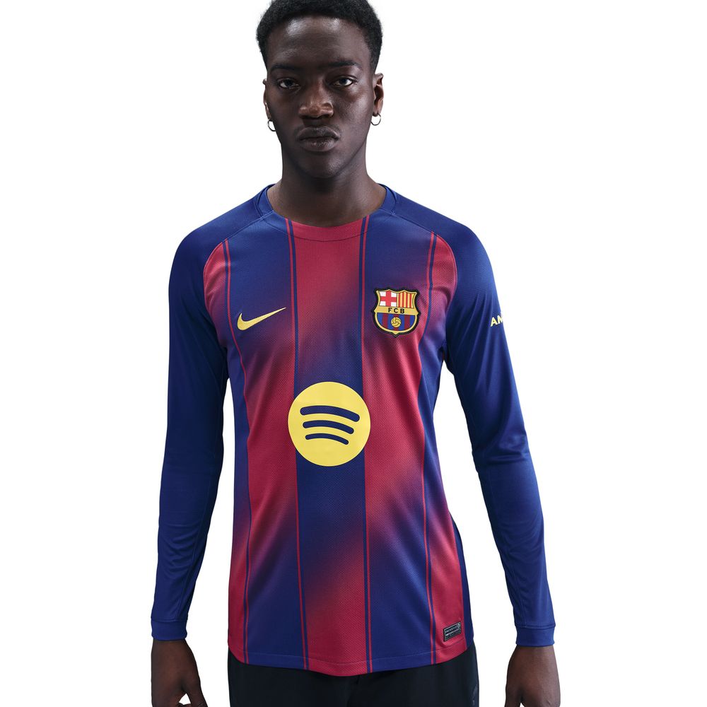 Nike FC Barcelona Langermet Fotballdrakt 25/26 Hjemme