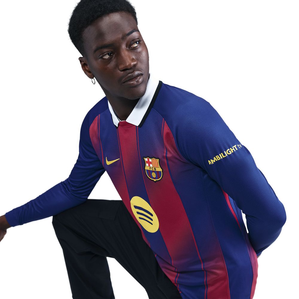Nike FC Barcelona Langermet Fotballdrakt 25/26 Hjemme