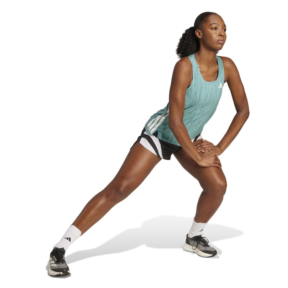 Adidas Adizero Singlet Dame Turkis/Hvit