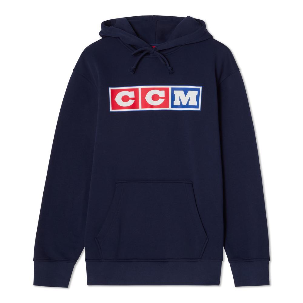 Ccm Heritage Block Hoodie Marine