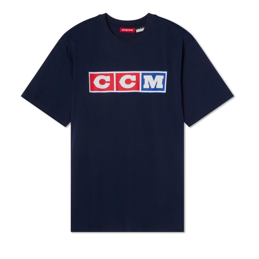 Ccm Heritage Block T-skjorte Marine