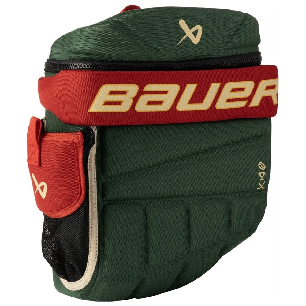 Bauer Hockeyhanske Barn Ryggsekk Grønn/Rød