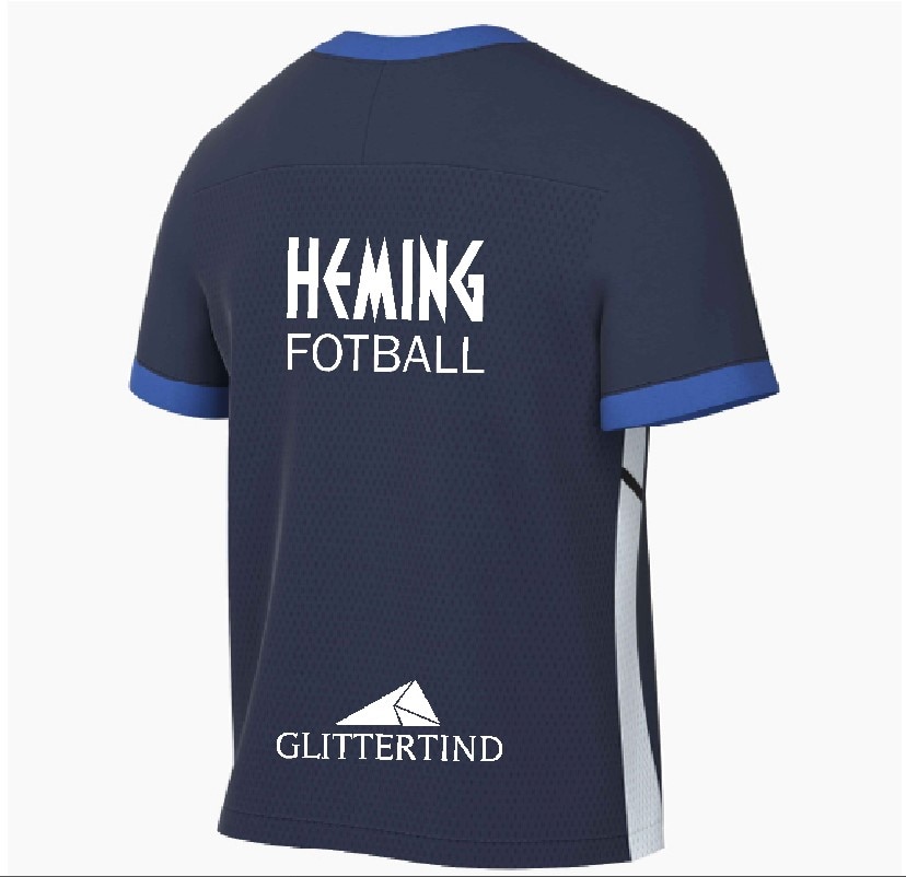 Nike Heming Fotball Treningstrøye Marine/Hvit
