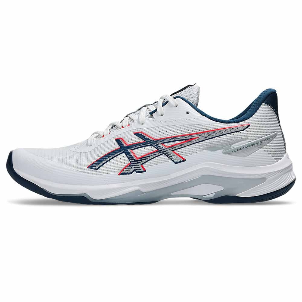 Asics Netburner Ballistic FF 4 Hallsko Hvit/Blå