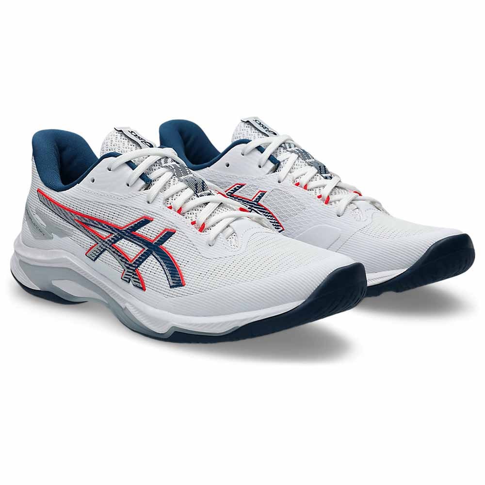 Asics Netburner Ballistic FF 4 Hallsko Hvit/Blå