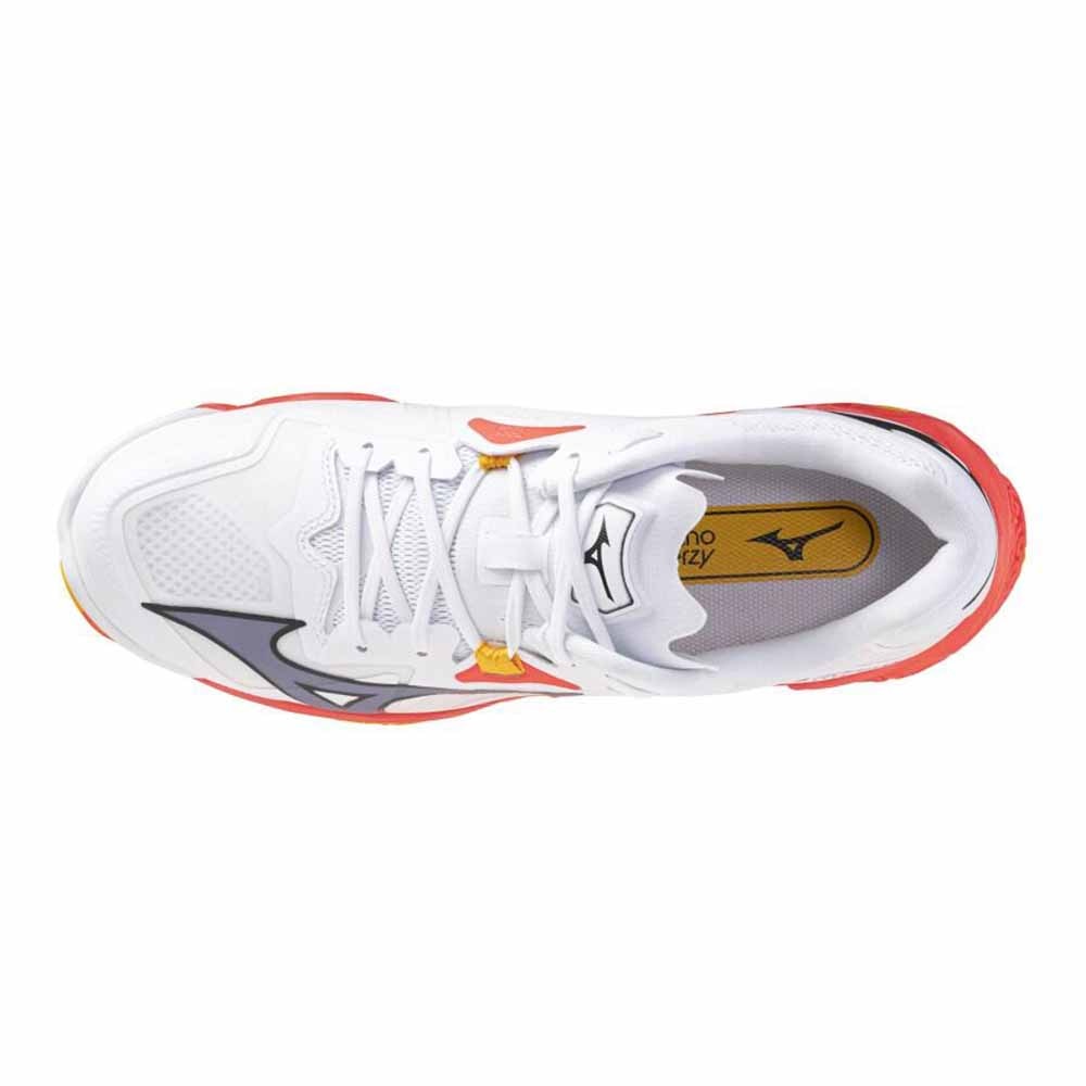 Mizuno Wave Lightning Z8 Hallsko Hvit/Oransje