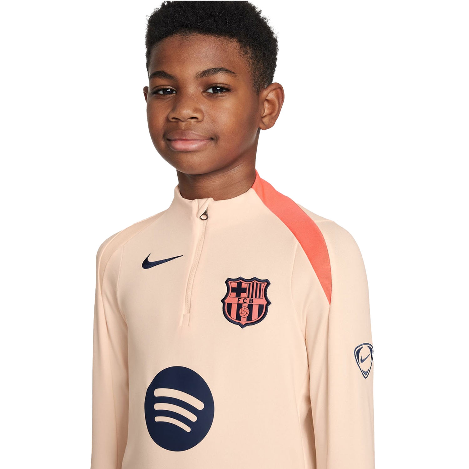 Nike FC Barcelona Total 90 Dri-FIT Strike Treningsgenser 25/26 Barn Tredje