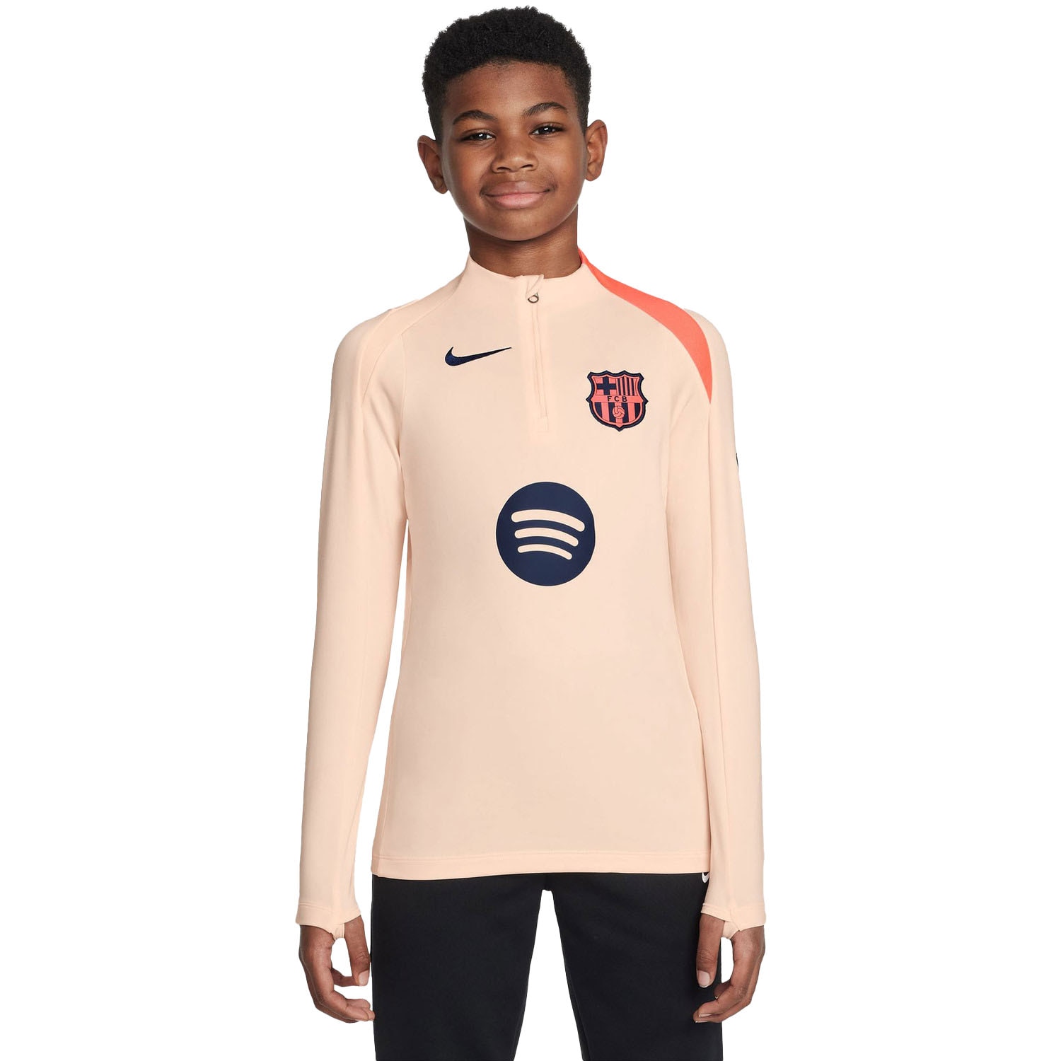 Nike FC Barcelona Total 90 Dri-FIT Strike Treningsgenser 25/26 Barn Tredje