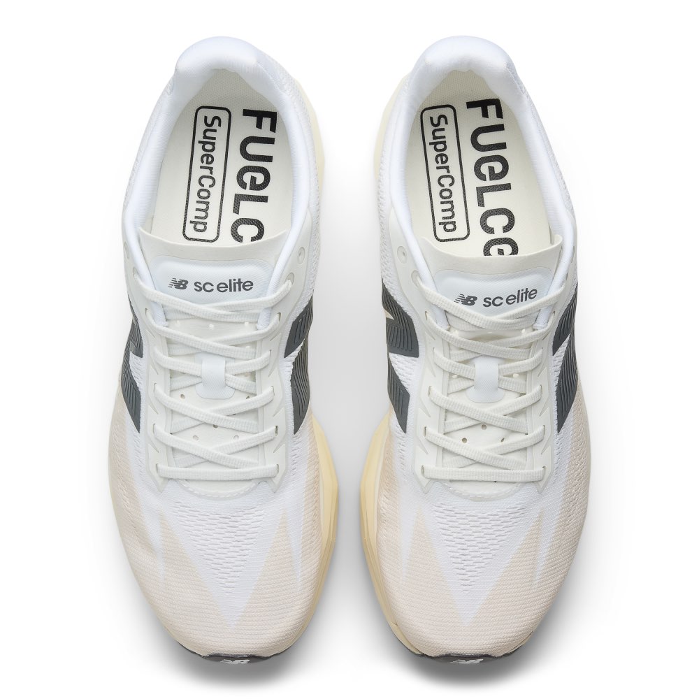 New Balance FuelCell SuperComp Elite v5 Joggesko Herre Hvit/Beige
