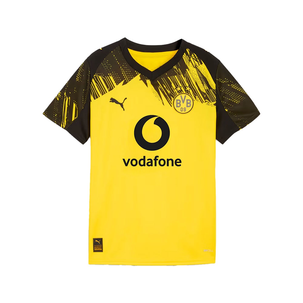 Puma BVB Dortmund Fotballdrakt 25/26 Barn Hjemme 