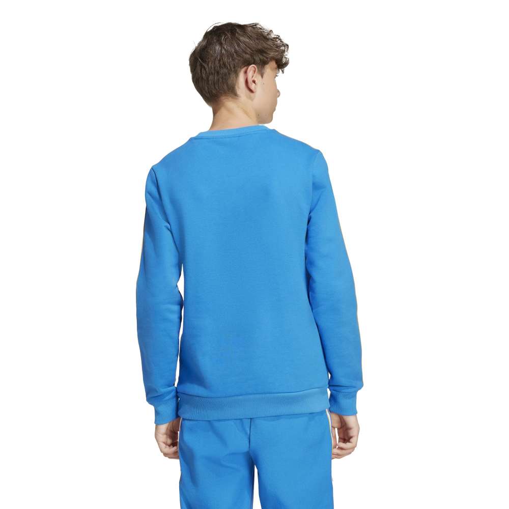 Adidas Real Madrid Terrace Icons Crew Genser Barn Blå