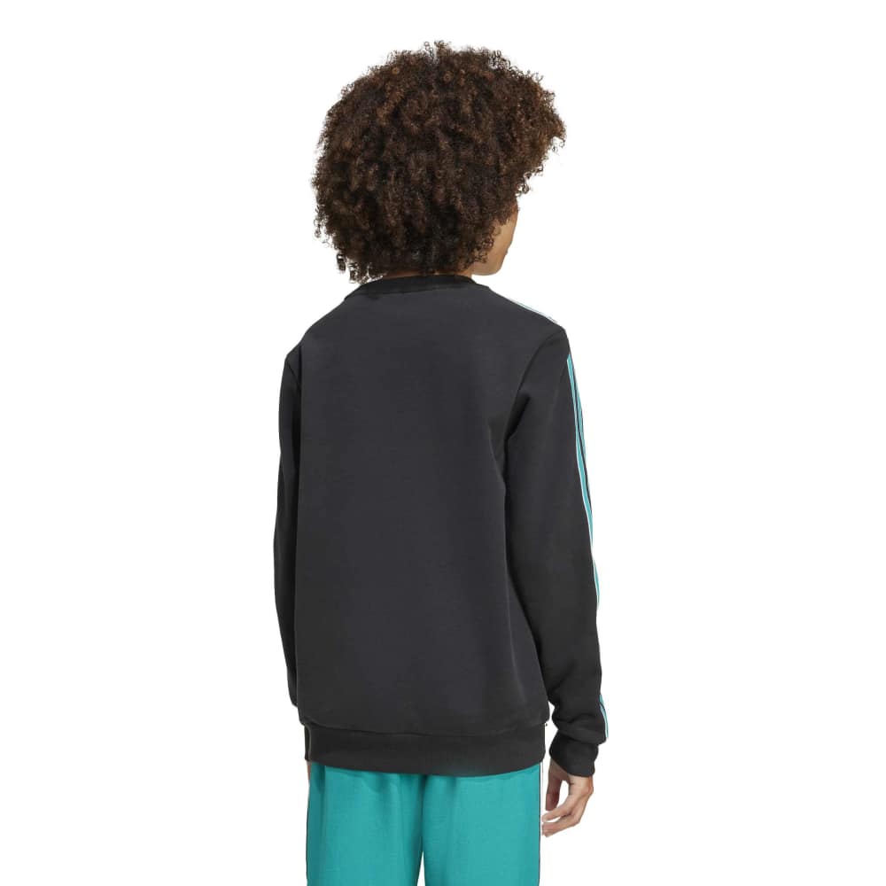 Adidas Liverpool FC Terrace Icons Crew Genser Barn Sort/Grønn