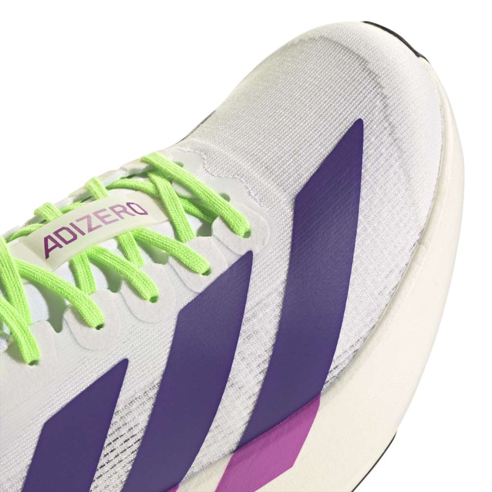 Adidas adizero Evo SL Joggesko Dame Hvit/Lilla/Grønn