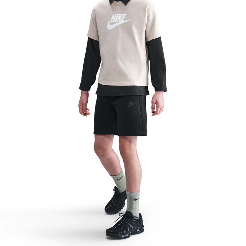 Nike NSW Tech Fleece Fritidsshorts PD Barn Sort 