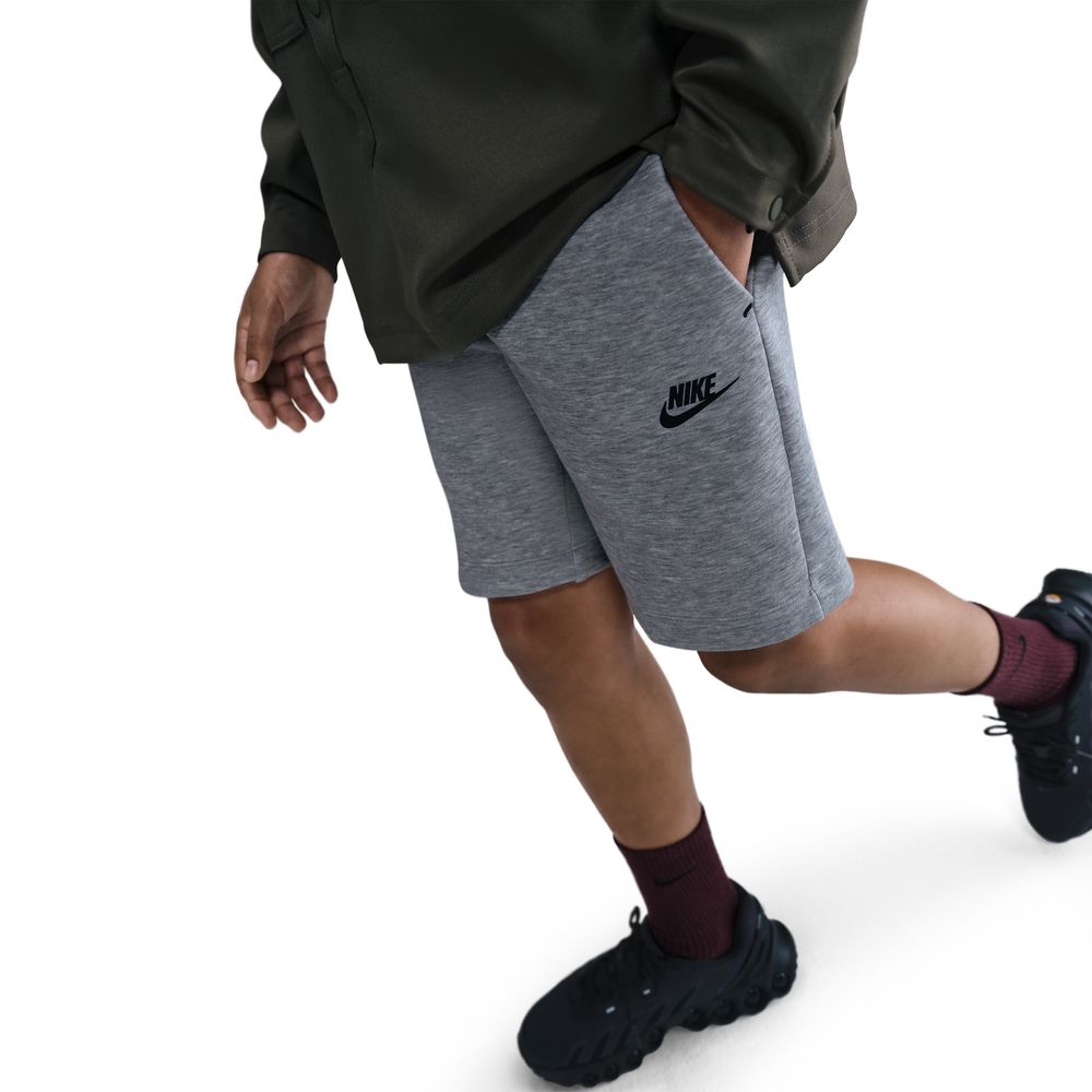 Nike NSW Tech Fleece Fritidsshorts PD Barn Grå