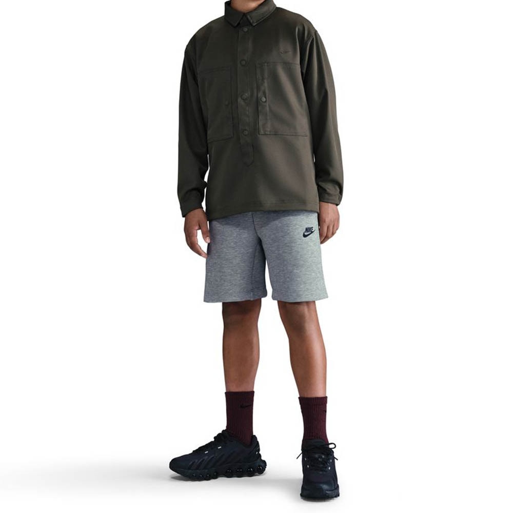 Nike NSW Tech Fleece Fritidsshorts PD Barn Grå