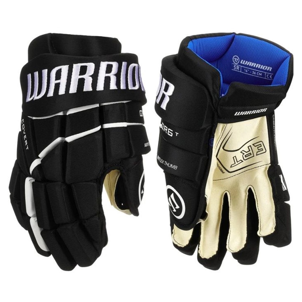 Warrior Covert QR6 Team Junior Hockeyhanske Svart
