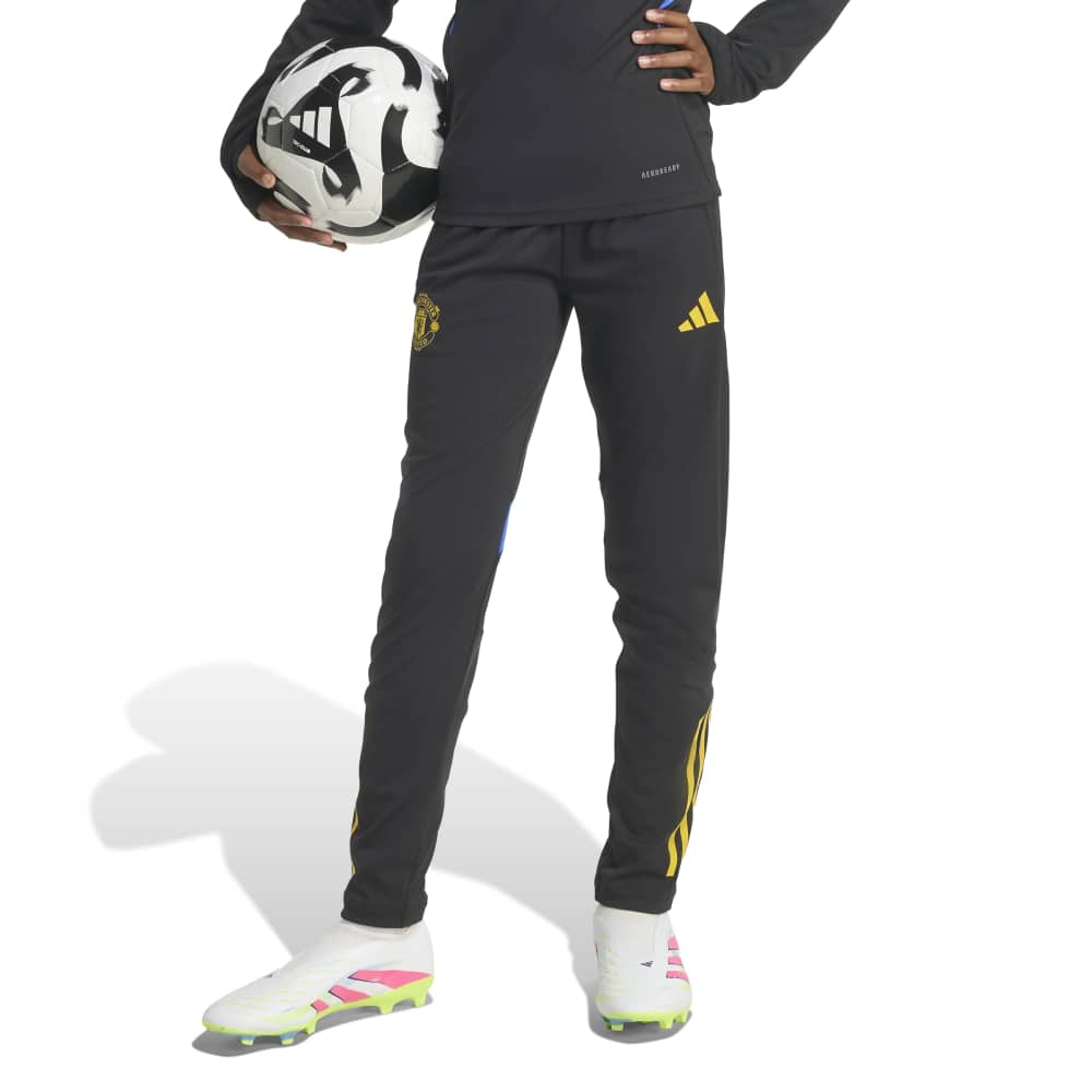 Adidas Manchester United Tiro Competition EU Treningsbukse Barn 25/26 Sort/Gul 
